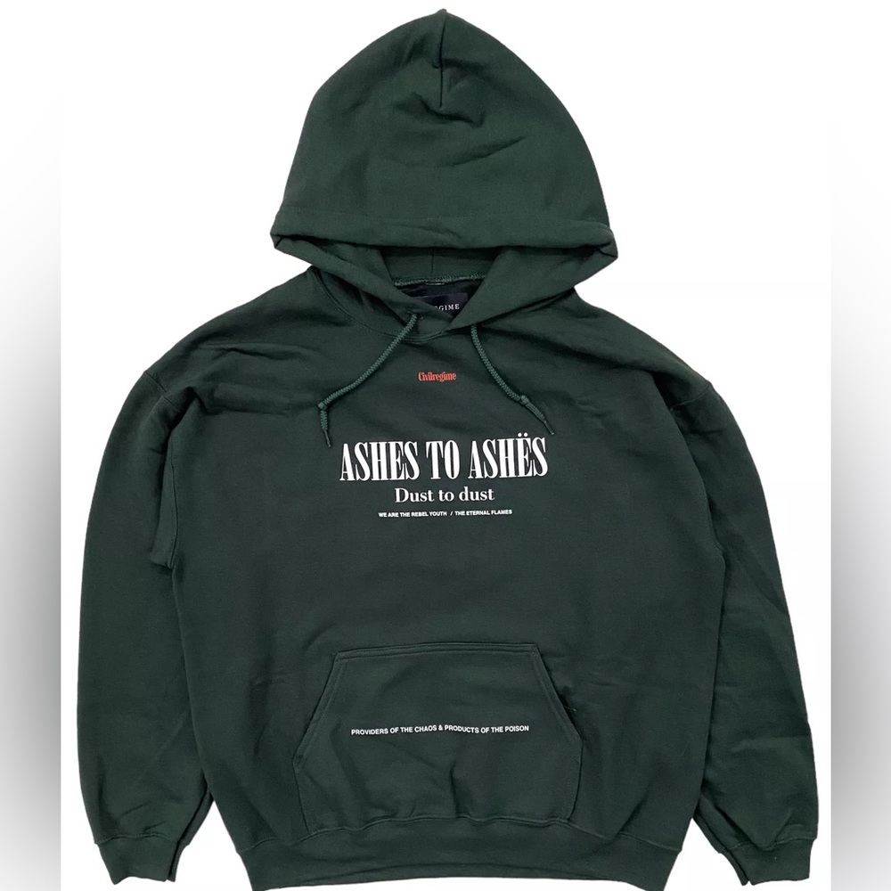 Civil Regime by Darc Sport Ashes to Ashes Hoodie Sweatshirt (L)